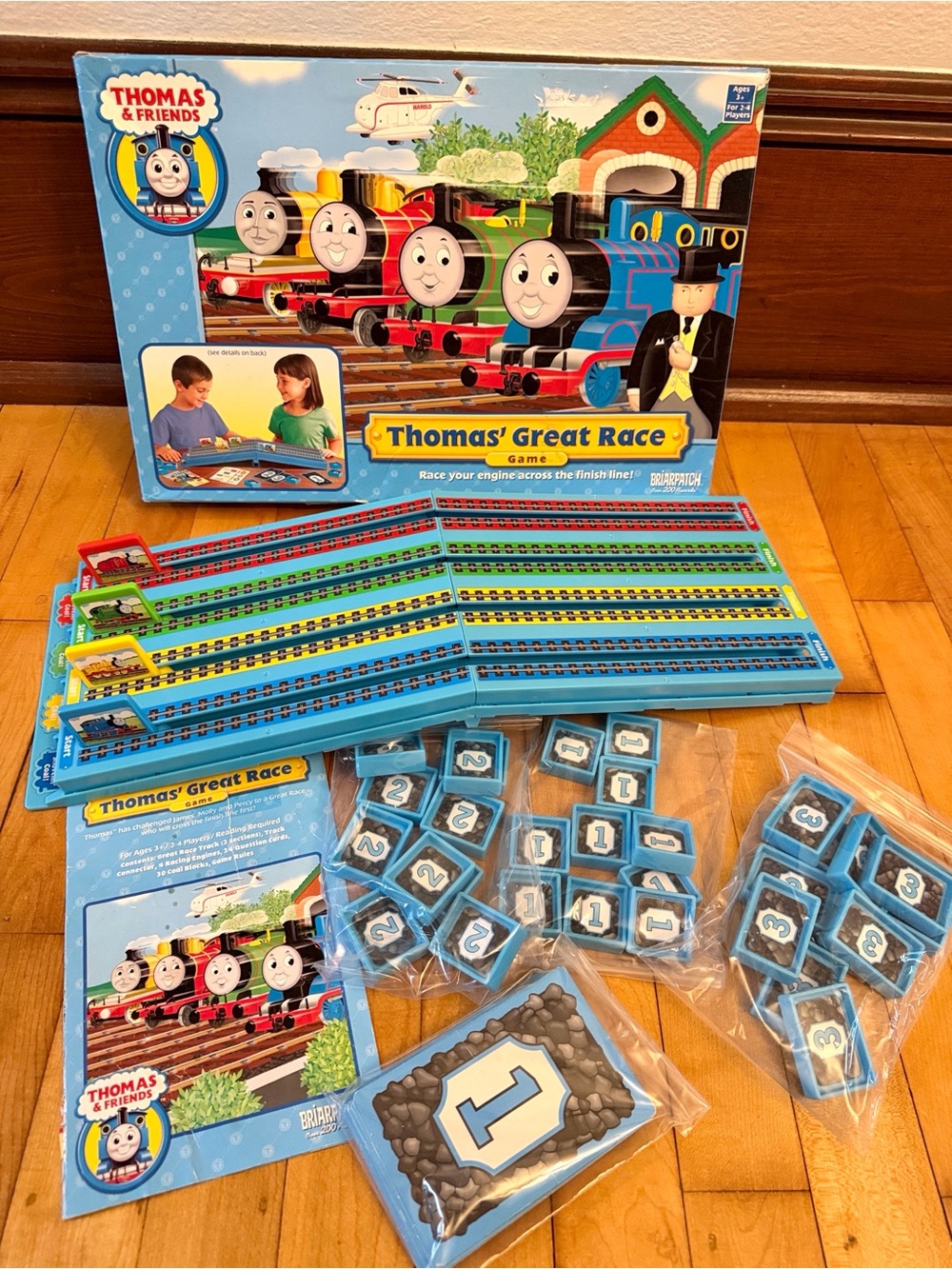 2007 Briarpatch Thomas & Friends “Thomas’ Great Race” Game - Complete